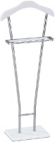 Němý sluha, výška 110 cm, kov a masiv , bílý lak a chrom, nosnost 6 kg 83499-04 WT
